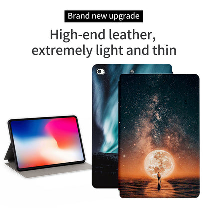 For iPad mini 4 / mini (2019) 7.9 inch Shockproof Case Pattern Printing PU Leather Cover with Stand