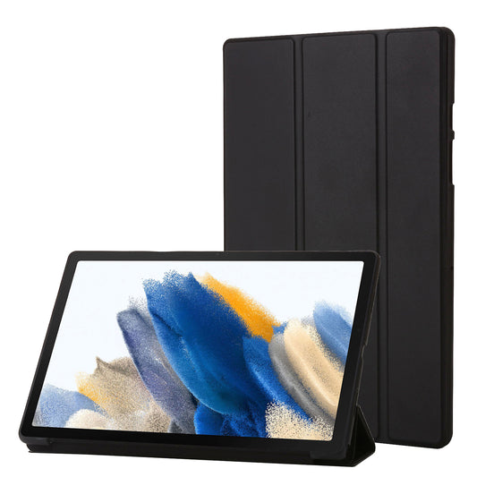 For Huawei MatePad SE 10.4-inch PU Leather + Silicone Tri-fold Stand Cover Tablet Shockproof Case