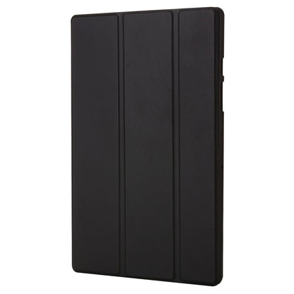 For Huawei MatePad SE 10.4-inch PU Leather + Silicone Tri-fold Stand Cover Tablet Shockproof Case