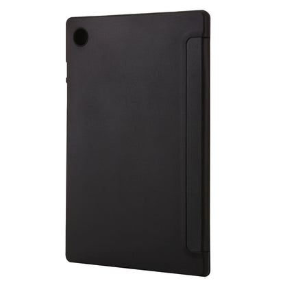 For Huawei MatePad SE 10.4-inch PU Leather + Silicone Tri-fold Stand Cover Tablet Shockproof Case