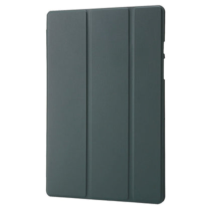 For Huawei MatePad SE 10.4-inch PU Leather + Silicone Tri-fold Stand Cover Tablet Shockproof Case