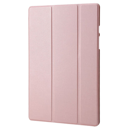 For Huawei MatePad SE 10.4-inch PU Leather + Silicone Tri-fold Stand Cover Tablet Shockproof Case
