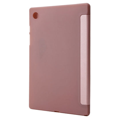 For Huawei MatePad SE 10.4-inch PU Leather + Silicone Tri-fold Stand Cover Tablet Shockproof Case