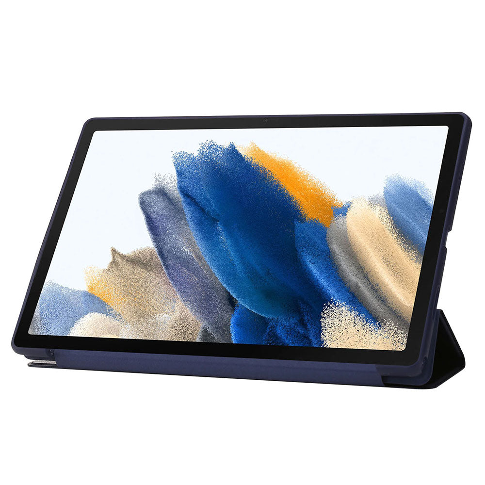 For Huawei MatePad SE 10.4-inch PU Leather + Silicone Tri-fold Stand Cover Tablet Shockproof Case