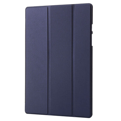 For Huawei MatePad SE 10.4-inch PU Leather + Silicone Tri-fold Stand Cover Tablet Shockproof Case