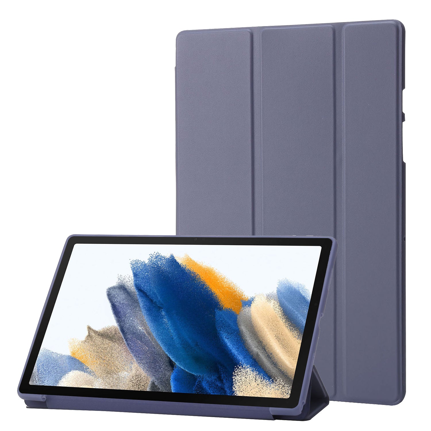 For Huawei MatePad SE 10.4-inch PU Leather + Silicone Tri-fold Stand Cover Tablet Shockproof Case