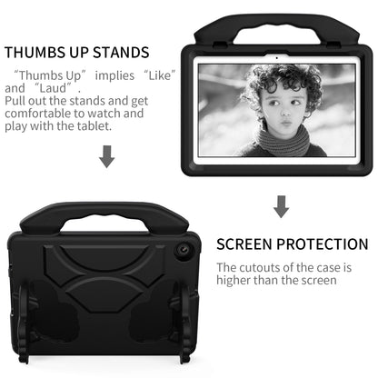 For Lenovo Tab M10 (Gen 3) EVA Tablet Case Foldable Thumb Kickstand Handle Grip Tablet Cover