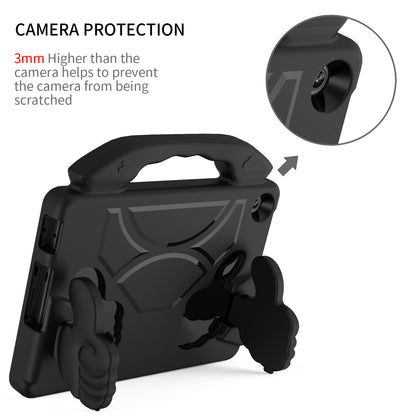 For Lenovo Tab M10 (Gen 3) EVA Tablet Case Foldable Thumb Kickstand Handle Grip Tablet Cover