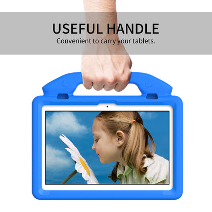 For Lenovo Tab M10 (Gen 3) EVA Tablet Case Foldable Thumb Kickstand Handle Grip Tablet Cover