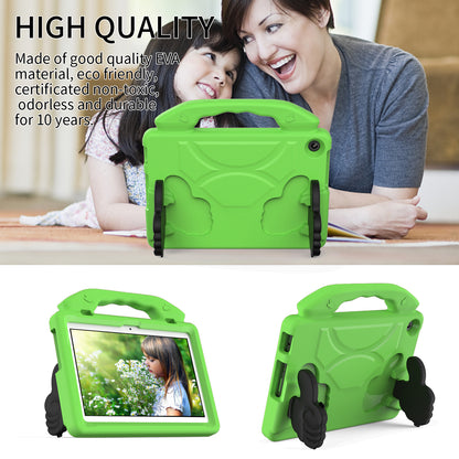 For Lenovo Tab M10 (Gen 3) EVA Tablet Case Foldable Thumb Kickstand Handle Grip Tablet Cover