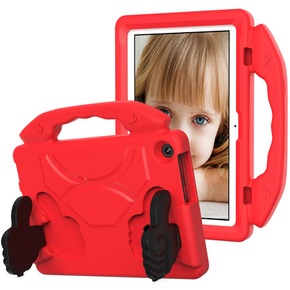 For Lenovo Tab M10 (Gen 3) EVA Tablet Case Foldable Thumb Kickstand Handle Grip Tablet Cover