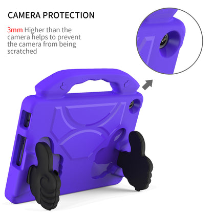 For Lenovo Tab M10 (Gen 3) EVA Tablet Case Foldable Thumb Kickstand Handle Grip Tablet Cover