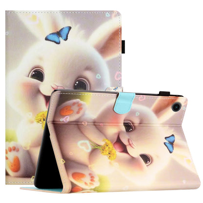 For Lenovo Tab M10 Plus X606F / Tab M10 FHD PU Leather Tablet Cover Pattern Printing Shockproof Case