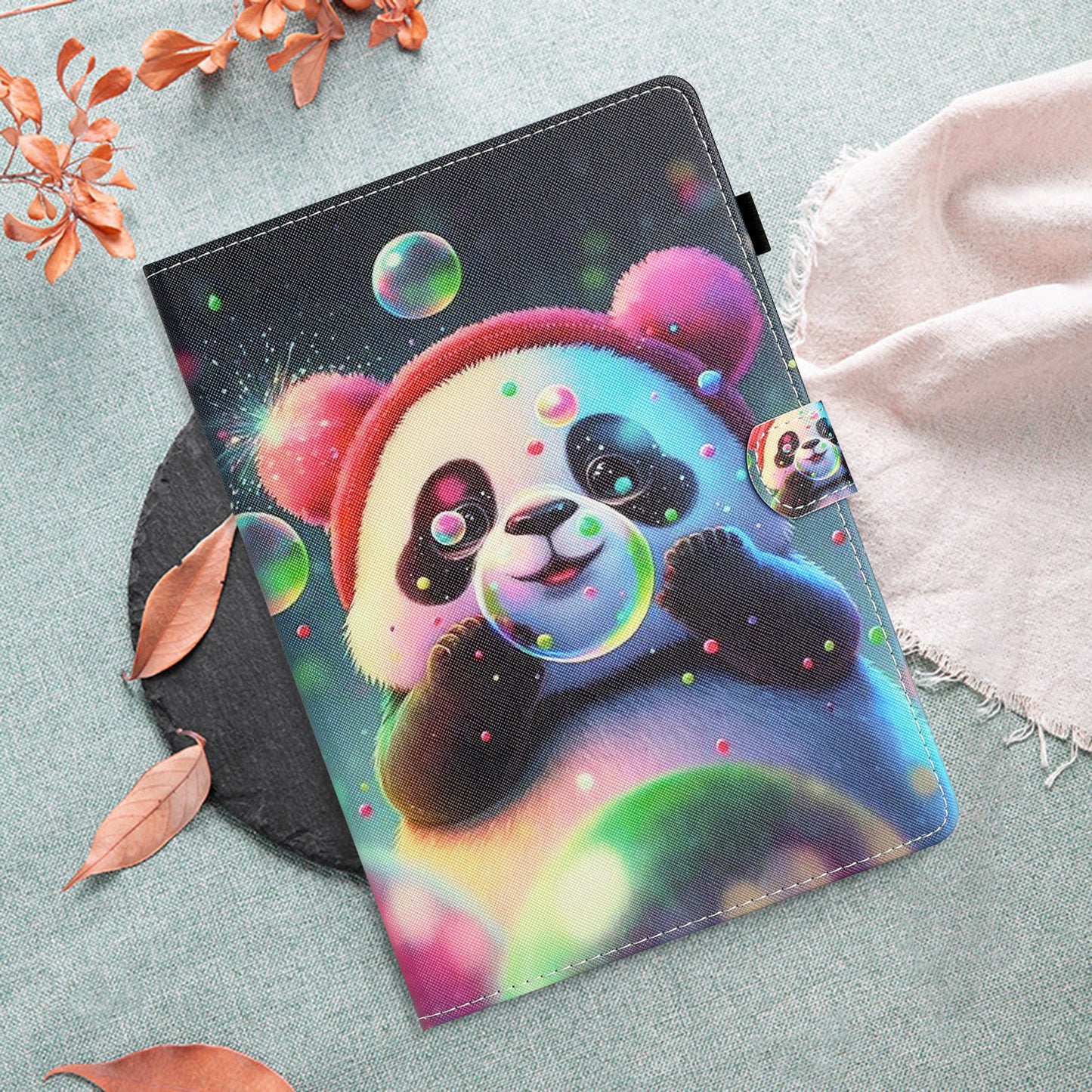 For Lenovo Tab M10 Plus X606F / Tab M10 FHD PU Leather Tablet Cover Pattern Printing Shockproof Case