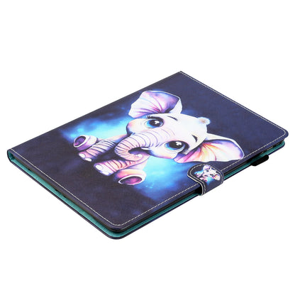 For Lenovo Tab M10 Plus X606F / Tab M10 FHD PU Leather Tablet Cover Pattern Printing Shockproof Case
