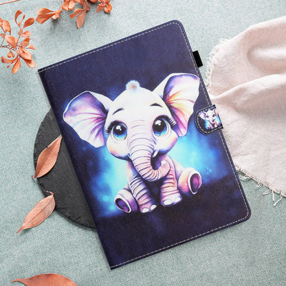 For Lenovo Tab M10 Plus X606F / Tab M10 FHD PU Leather Tablet Cover Pattern Printing Shockproof Case