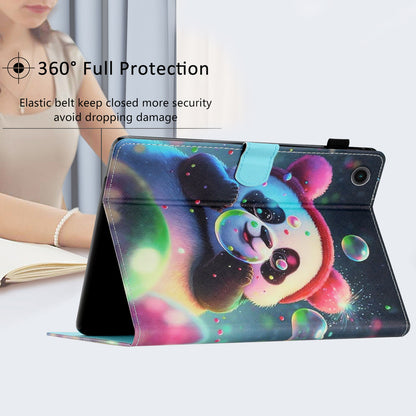 Protective Case for Lenovo Tab M10 Plus (3rd Gen) Pattern Printing Tablet Shell Anti-Fall PU Leather Flip Cover