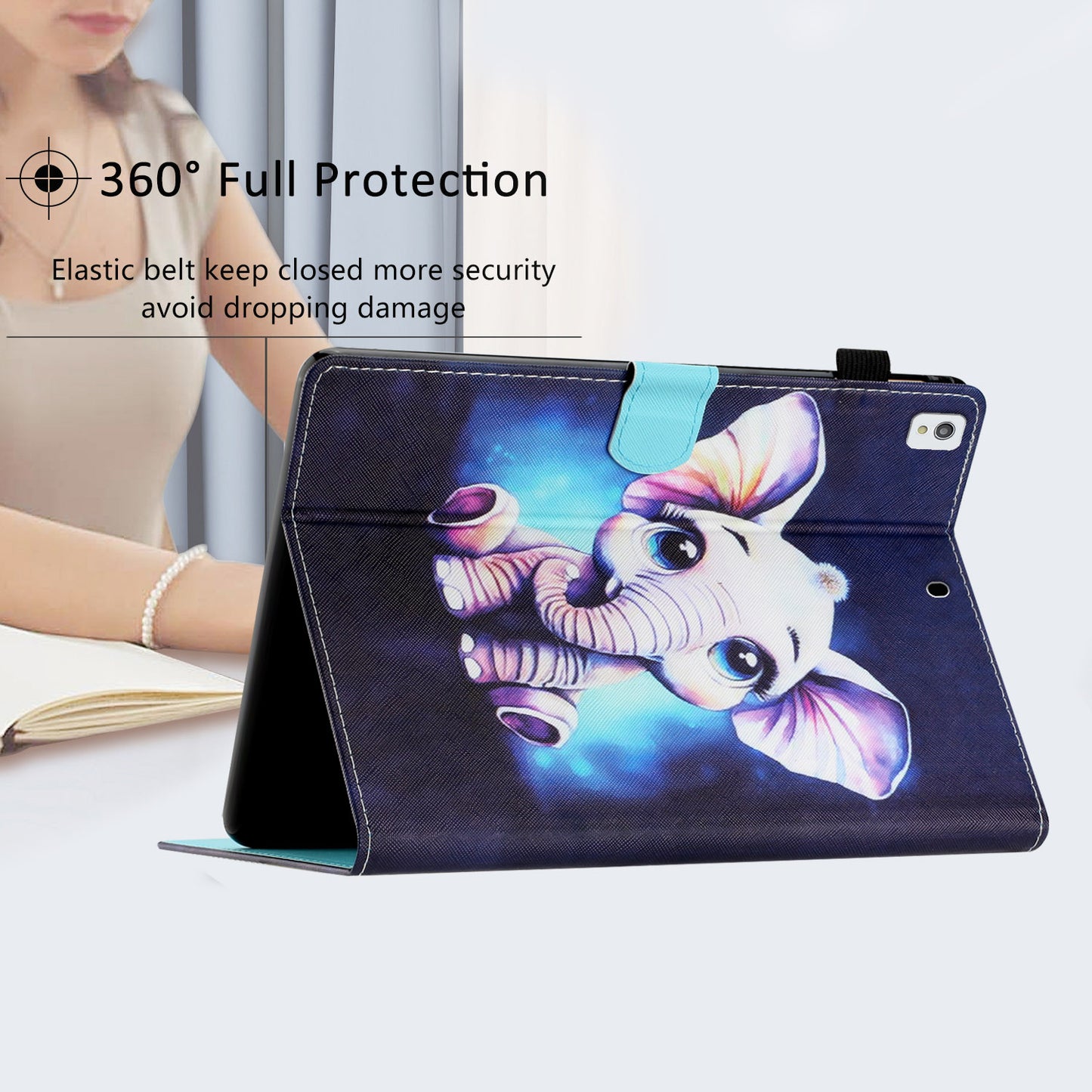 For iPad 10.2 (2019) / (2020) / iPad Air 10.5 inch (2019) / iPad Pro 10.5-inch (2017) Case Pattern Printing PU Leather Flip Cover