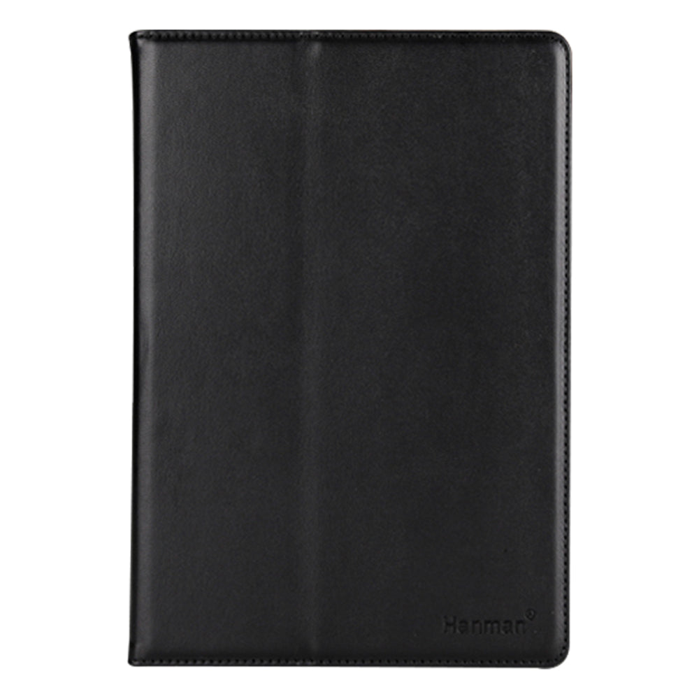 HANMAN Leather Flip Cover for 10 inch Tablet Case Anti-Scratch 4 Buckle Tablet Protector with Card Slot, Wallet