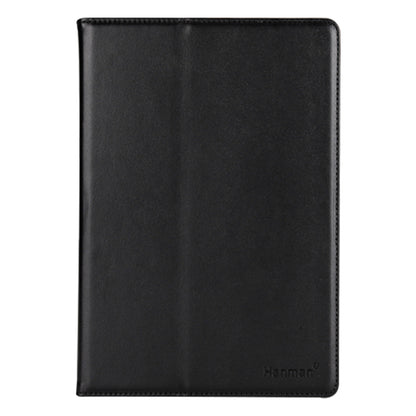 HANMAN Leather Flip Cover for 10 inch Tablet Case Anti-Scratch 4 Buckle Tablet Protector with Card Slot, Wallet