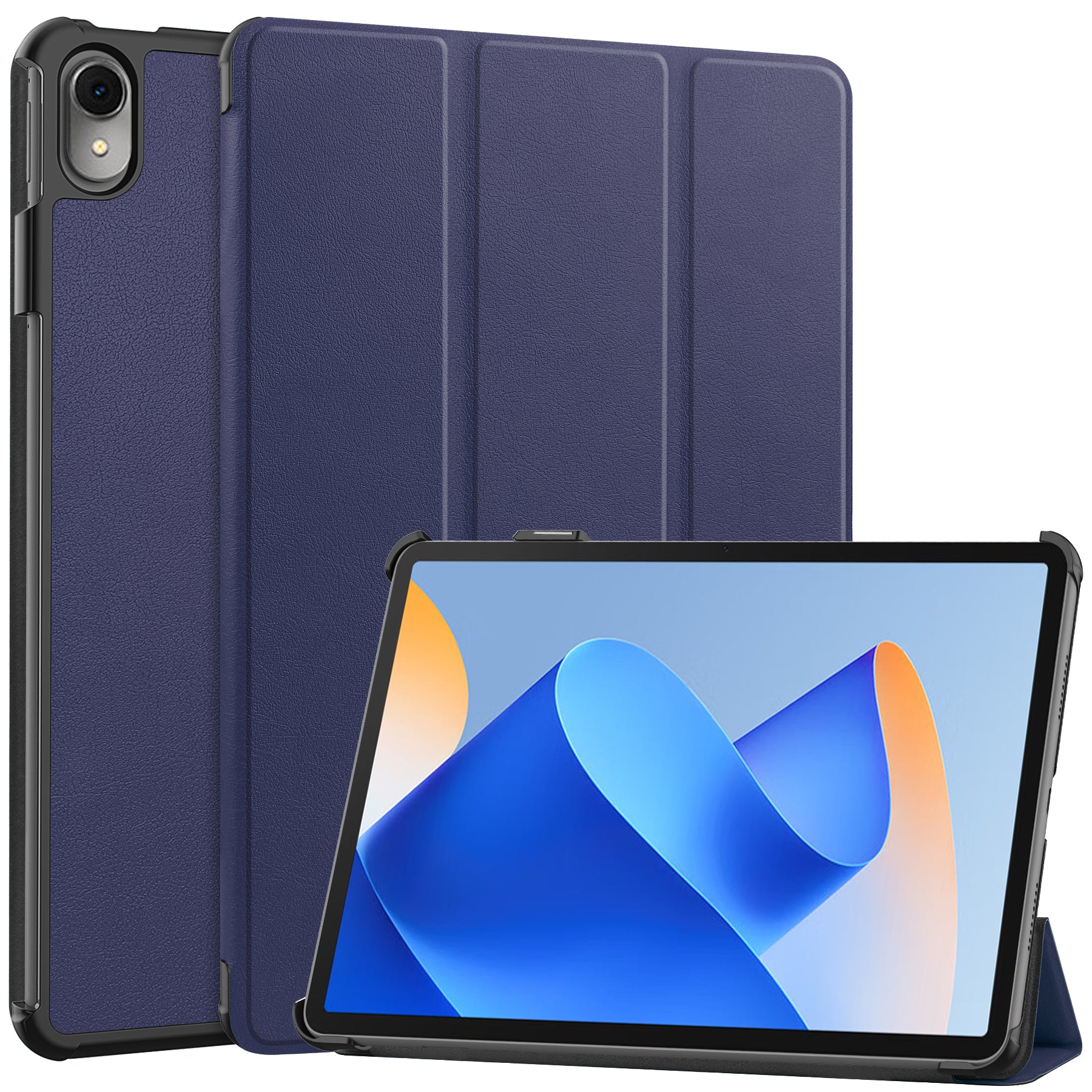 For Huawei MatePad 11 (2023) Tri-fold Stand PU Leather Tablet Case Auto Wake / Sleep Tablet Cover