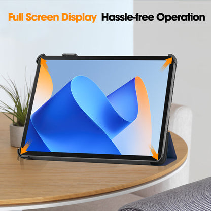For Huawei MatePad 11 (2023) Tri-fold Stand PU Leather Tablet Case Auto Wake / Sleep Tablet Cover