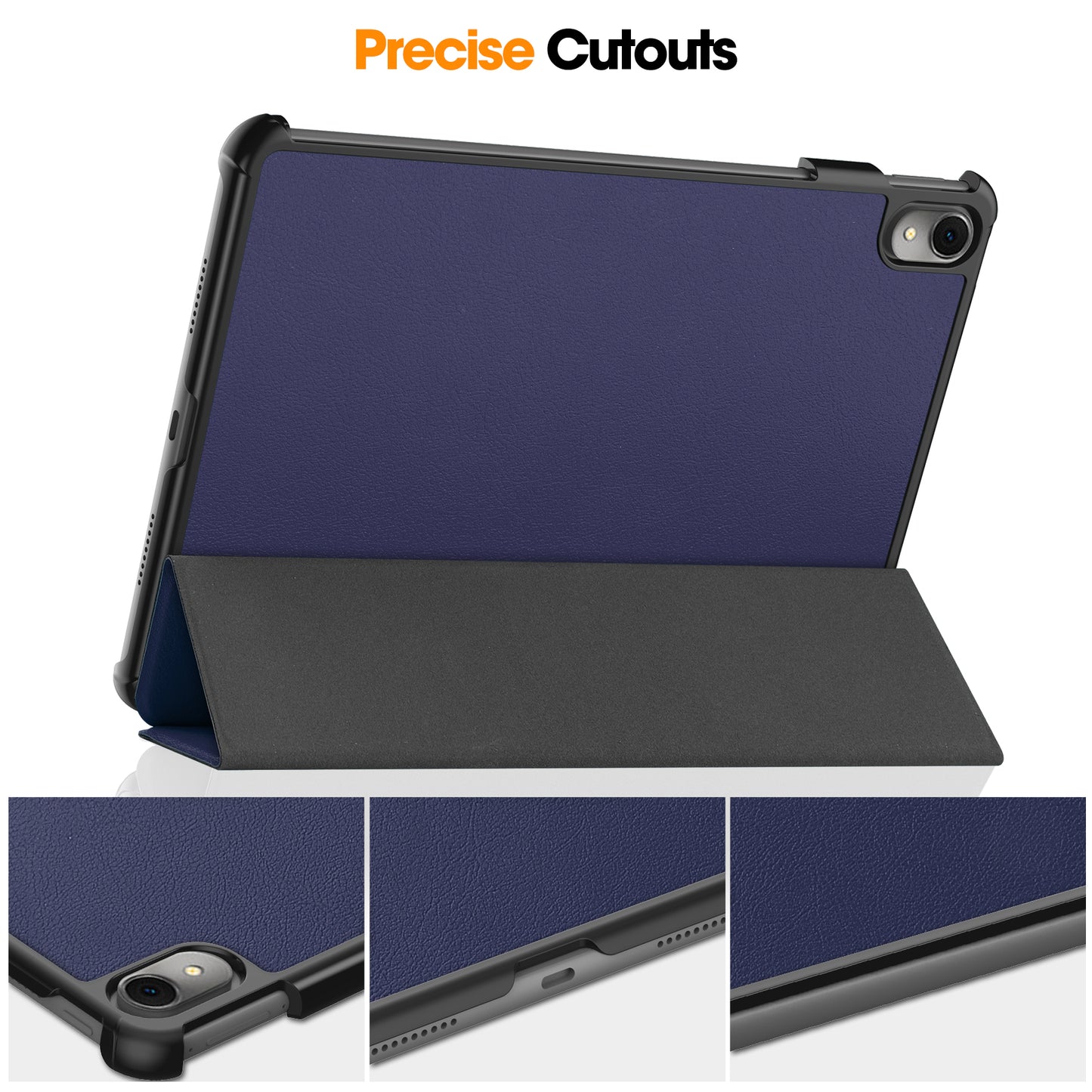 For Huawei MatePad 11 (2023) Tri-fold Stand PU Leather Tablet Case Auto Wake / Sleep Tablet Cover