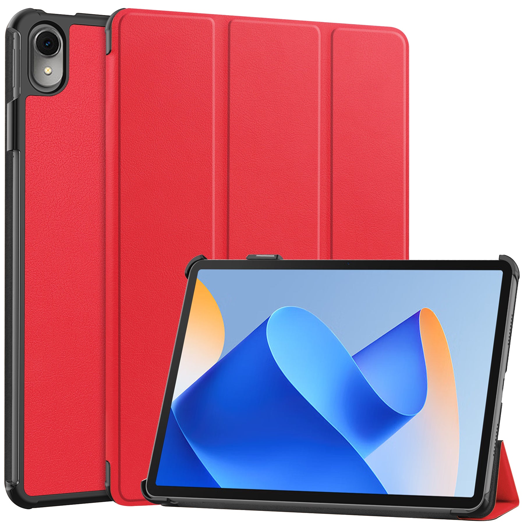 For Huawei MatePad 11 (2023) Tri-fold Stand PU Leather Tablet Case Auto Wake / Sleep Tablet Cover