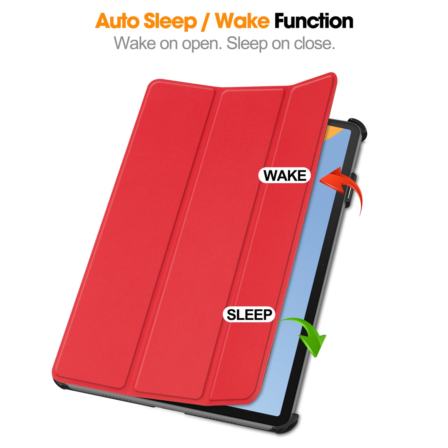 For Huawei MatePad 11 (2023) Tri-fold Stand PU Leather Tablet Case Auto Wake / Sleep Tablet Cover