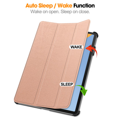 For Huawei MatePad 11 (2023) Tri-fold Stand PU Leather Tablet Case Auto Wake / Sleep Tablet Cover