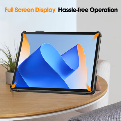 For Huawei MatePad 11 (2023) Tri-fold Stand PU Leather Tablet Case Auto Wake / Sleep Tablet Cover