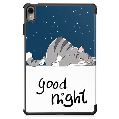 For Huawei MatePad 11 (2023) Trifold Stand Tablet Case PU Leather Pattern Cover with Auto Wake / Sleep