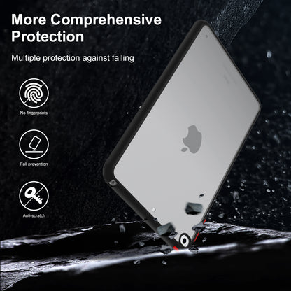 For iPad mini 4 / mini (2019) 7.9 inch PC+TPU Tablet Case Matte Translucent Contrast Color Tablet Cover
