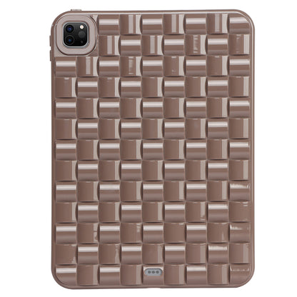 For iPad Pro 11 (2020) / (2021) / (2022) Woven Texture Soft TPU Case Anti-Scratch Protective Tablet Cover