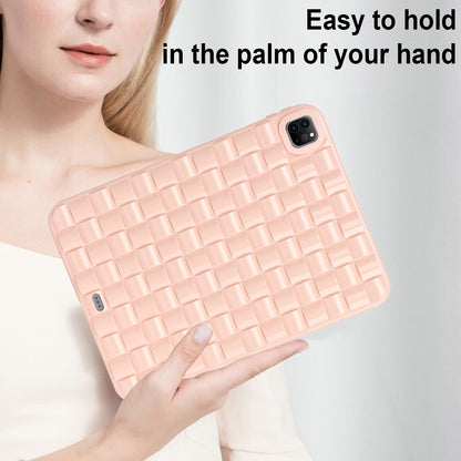 For iPad Pro 11 (2020) / (2021) / (2022) Woven Texture Soft TPU Case Anti-Scratch Protective Tablet Cover
