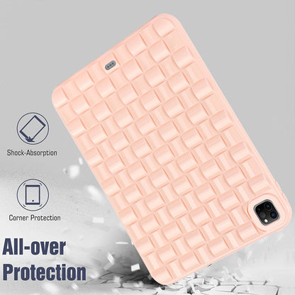 For iPad Pro 11 (2020) / (2021) / (2022) Woven Texture Soft TPU Case Anti-Scratch Protective Tablet Cover