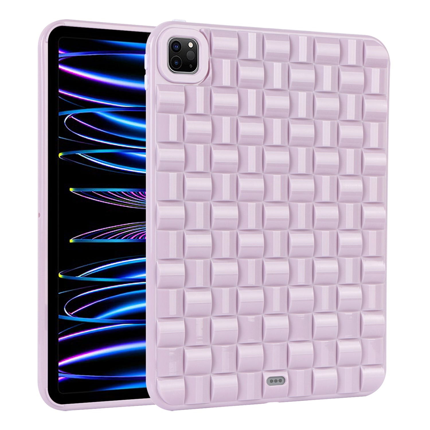 For iPad Pro 11 (2020) / (2021) / (2022) Woven Texture Soft TPU Case Anti-Scratch Protective Tablet Cover