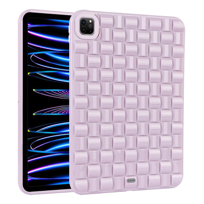 For iPad Pro 11 (2020) / (2021) / (2022) Woven Texture Soft TPU Case Anti-Scratch Protective Tablet Cover