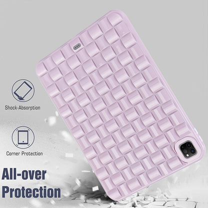 For iPad Pro 11 (2020) / (2021) / (2022) Woven Texture Soft TPU Case Anti-Scratch Protective Tablet Cover
