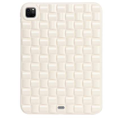 For iPad Pro 11 (2020) / (2021) / (2022) Woven Texture Soft TPU Case Anti-Scratch Protective Tablet Cover