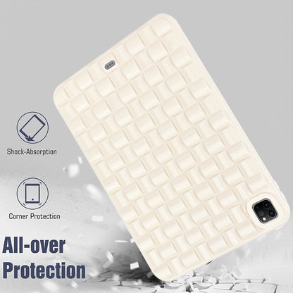 For iPad Pro 11 (2020) / (2021) / (2022) Woven Texture Soft TPU Case Anti-Scratch Protective Tablet Cover