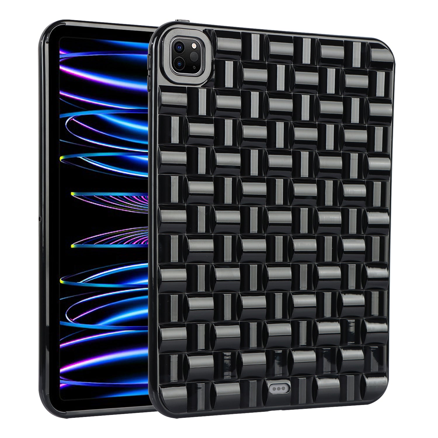 For iPad Pro 11 (2020) / (2021) / (2022) Woven Texture Soft TPU Case Anti-Scratch Protective Tablet Cover