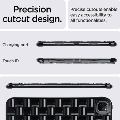 For iPad Pro 11 (2020) / (2021) / (2022) Woven Texture Soft TPU Case Anti-Scratch Protective Tablet Cover