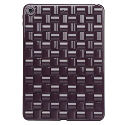 For iPad 10.2 (2021) / (2019) / (2020) Soft TPU Case Protective Tablet Cover Woven Texture Anti-Slip Case