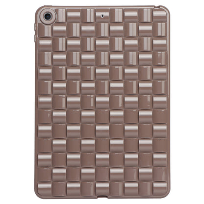 For iPad 10.2 (2021) / (2019) / (2020) Soft TPU Case Protective Tablet Cover Woven Texture Anti-Slip Case
