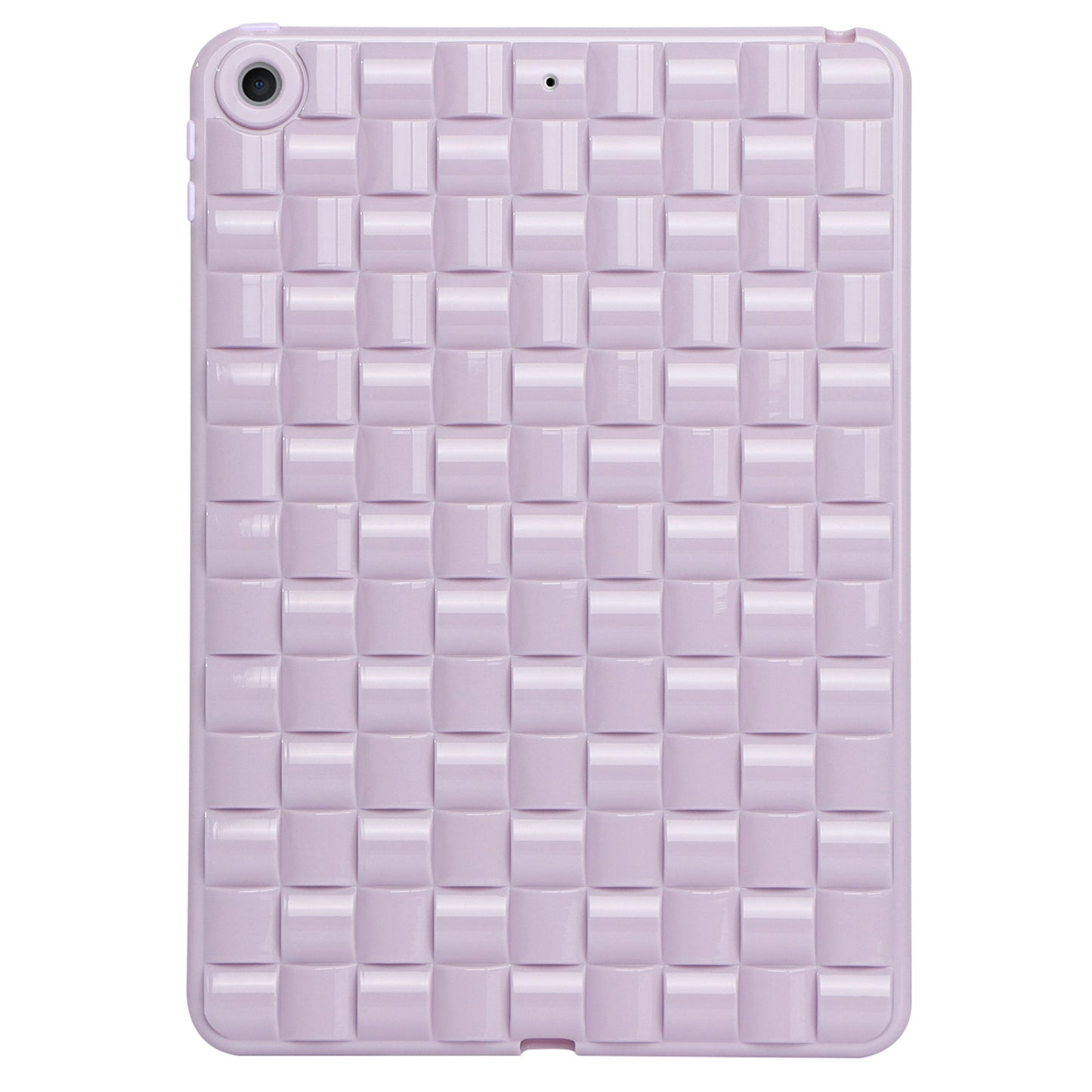 For iPad 10.2 (2021) / (2019) / (2020) Soft TPU Case Protective Tablet Cover Woven Texture Anti-Slip Case