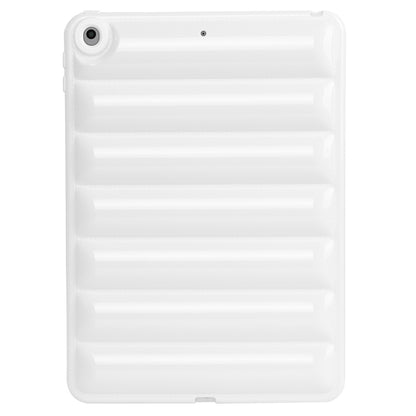 For iPad 9.7-inch (2017) / (2018) / iPad 5 / 6 Tablet Case Candy Color Down Jacket Texture TPU Cover