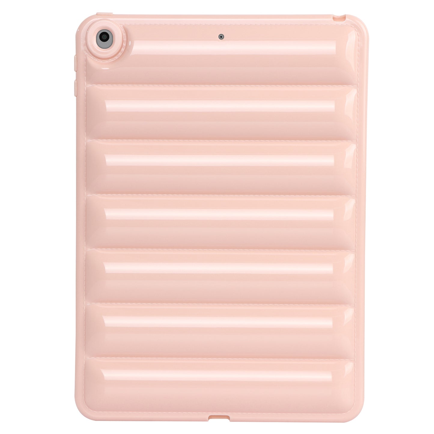 For iPad 9.7-inch (2017) / (2018) / iPad 5 / 6 Tablet Case Candy Color Down Jacket Texture TPU Cover