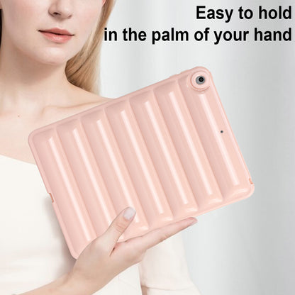For iPad 9.7-inch (2017) / (2018) / iPad 5 / 6 Tablet Case Candy Color Down Jacket Texture TPU Cover