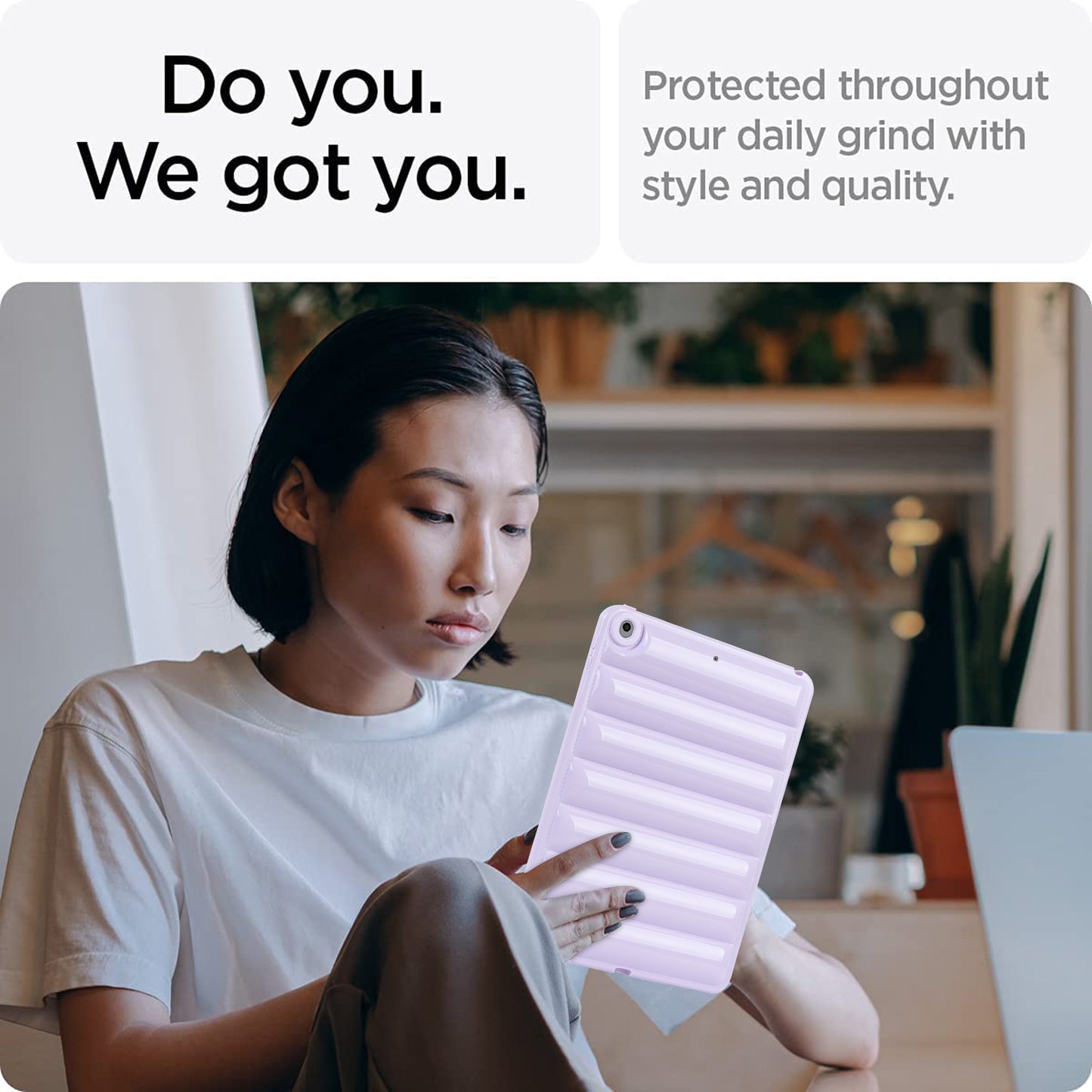 For iPad 9.7-inch (2017) / (2018) / iPad 5 / 6 Tablet Case Candy Color Down Jacket Texture TPU Cover